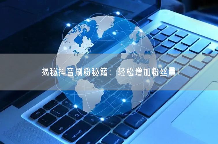 揭秘抖音刷粉秘籍：轻松增加粉丝量！